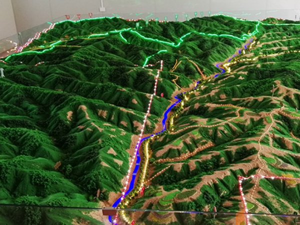 地形沙盤制作,高精度軍事地形沙盤模型定制